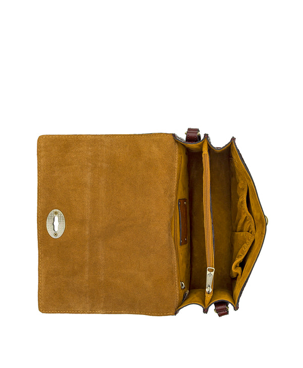 Patricia Nash Livana Crossbody Vintage Distressed Croc