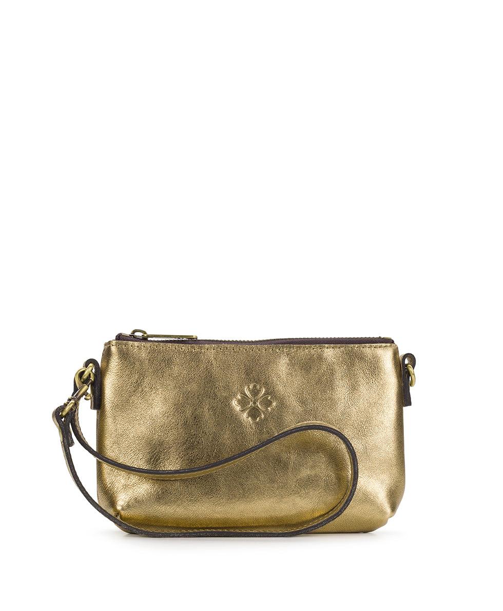 patricia nash Loria Convertible Wristlet Vintage Distressed Metallic