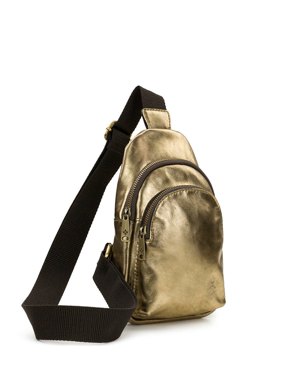 Patricia Nash Louetta Sling Vintage Distressed Metallic