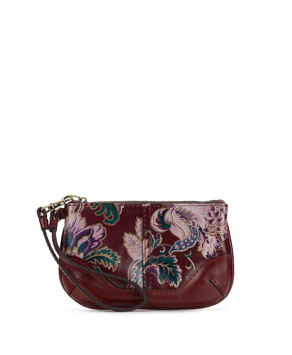 patricia nash Lula Wristlet European Floral Tapestry