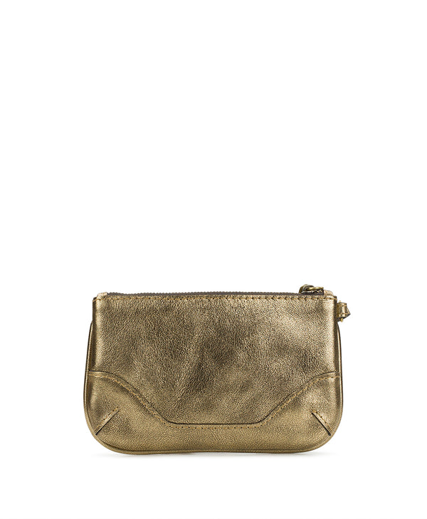 Patricia Nash Lula Wristlet Vintage Distressed Metallic