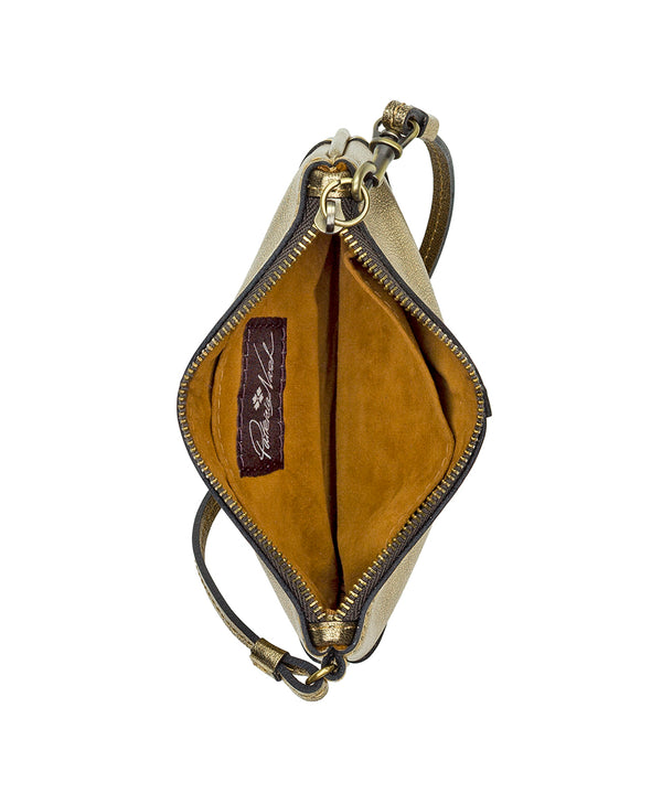 Patricia Nash Lula Wristlet Vintage Distressed Metallic