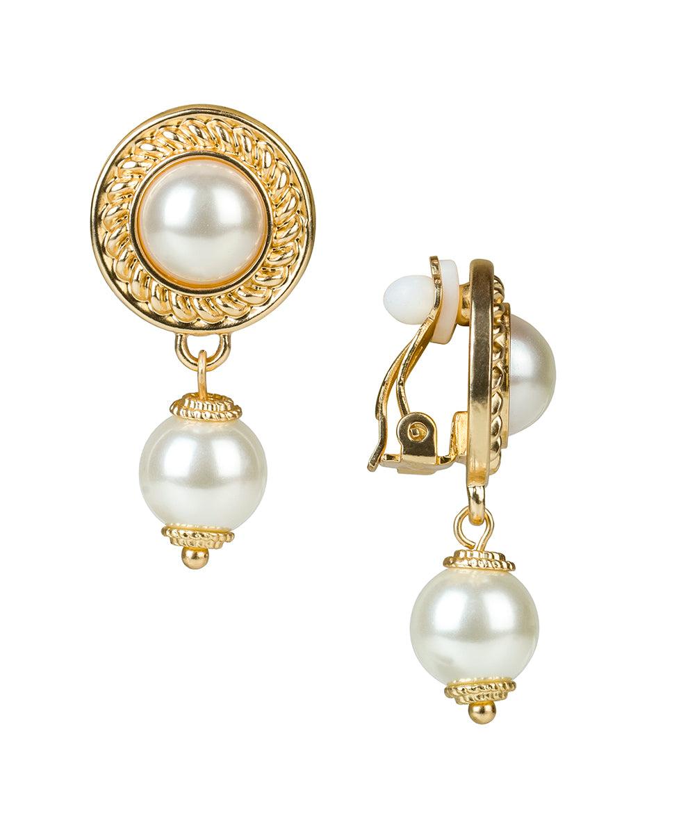 patricia nash Mabe Pearl w/ Pearl Drop Earrings Rope Ring