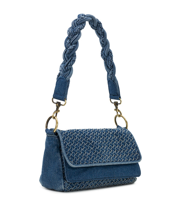 Patricia Nash Madalina Crossbody Washed Woven Denim