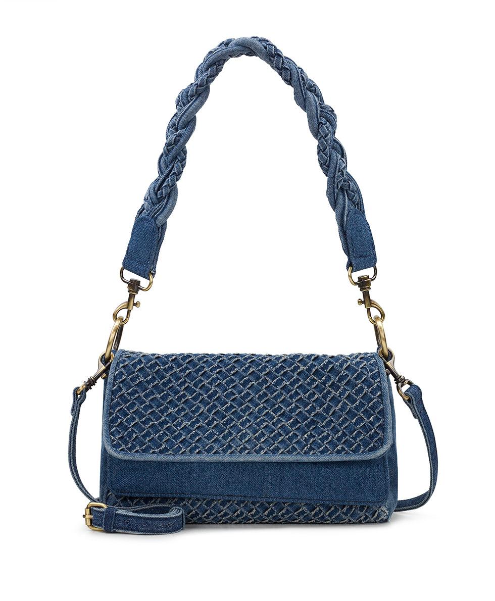 patricia nash Madalina Crossbody Washed Woven Denim