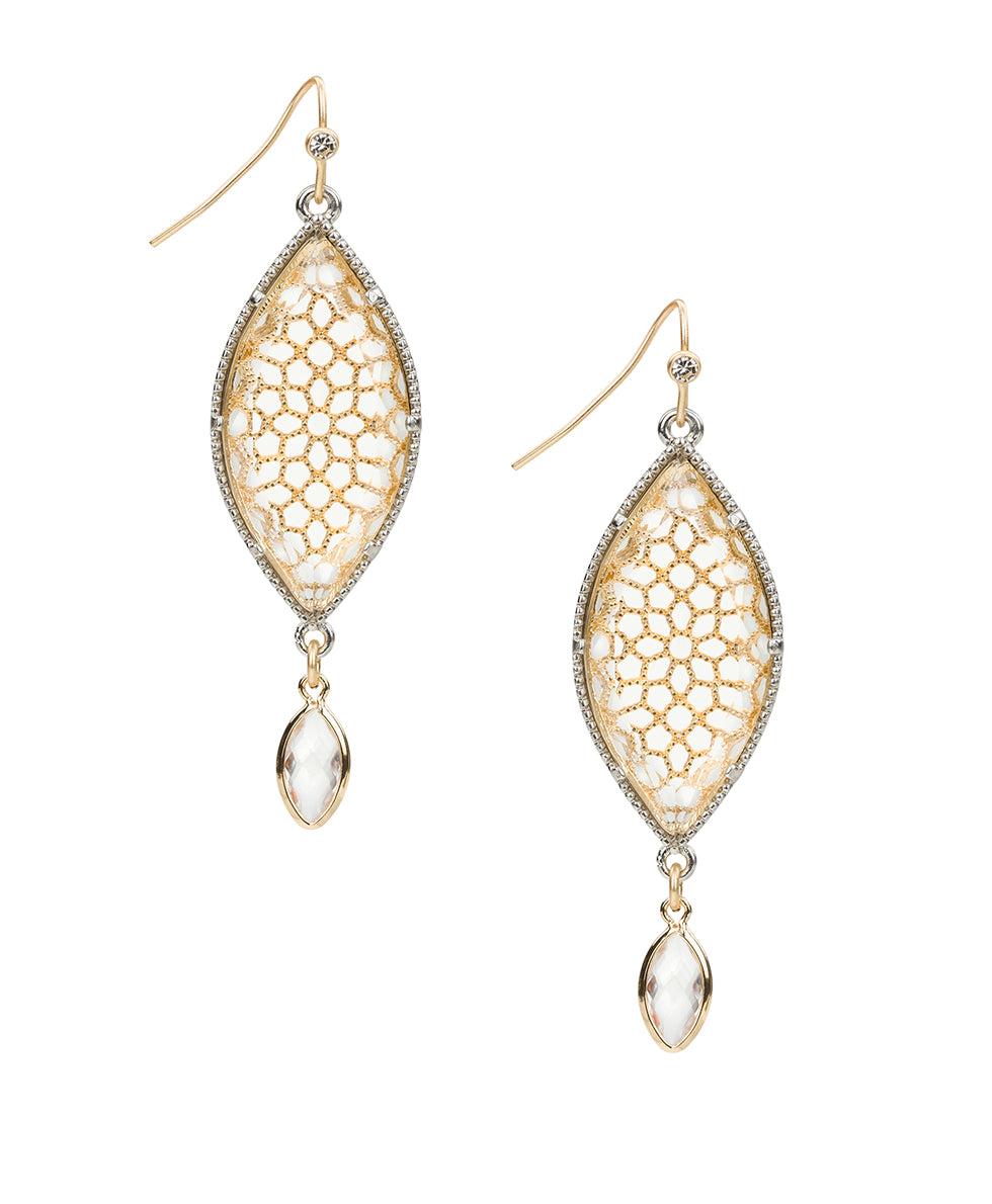 patricia nash Marquise Drop Earrings Filigree Collection