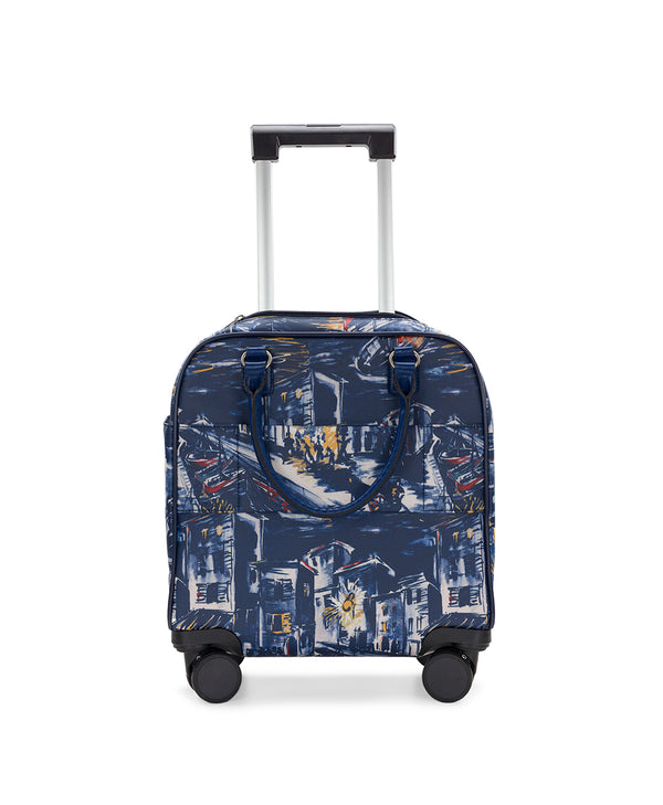 Patricia Nash Mattia Underseater Roller Patina Coated Linen Canvas ‑ Harbor Nights