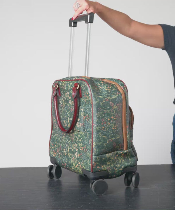 Patricia Nash Mattia Underseater Roller Patina Coated Linen Canvas ‑ Harbor Nights