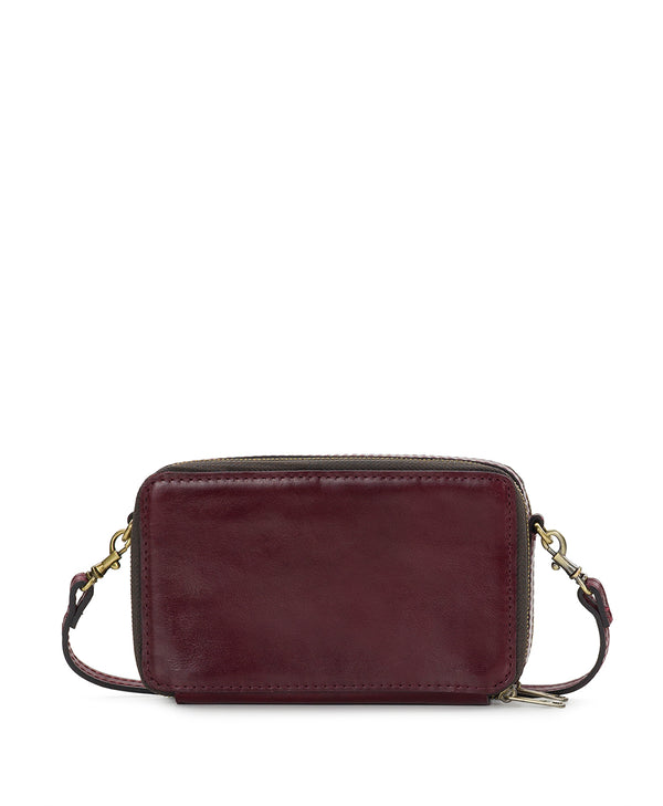 Patricia Nash Meganisi Crossbody Vintage Distressed Leather