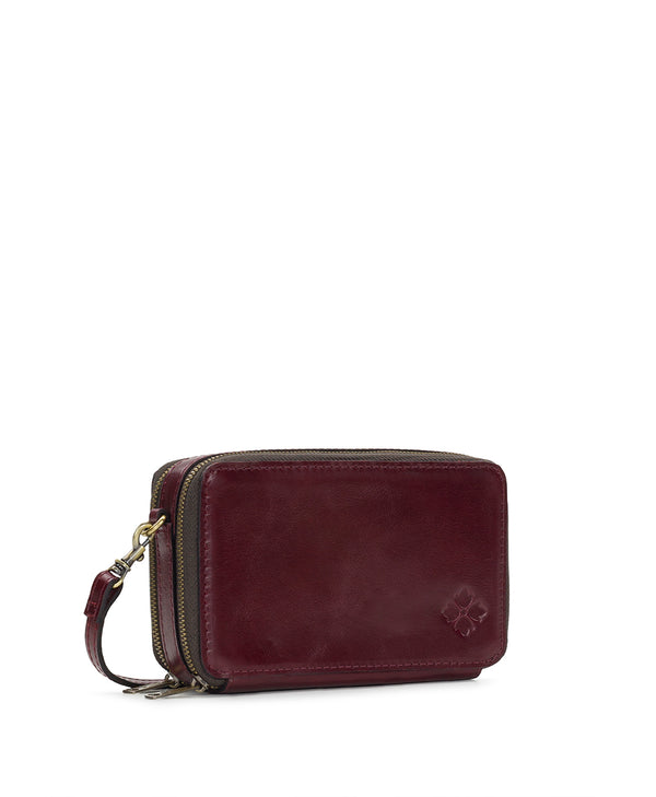 Patricia Nash Meganisi Crossbody Vintage Distressed Leather