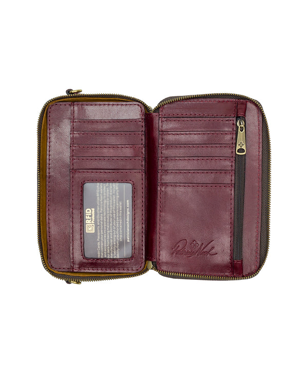 Patricia Nash Meganisi Crossbody Vintage Distressed Leather