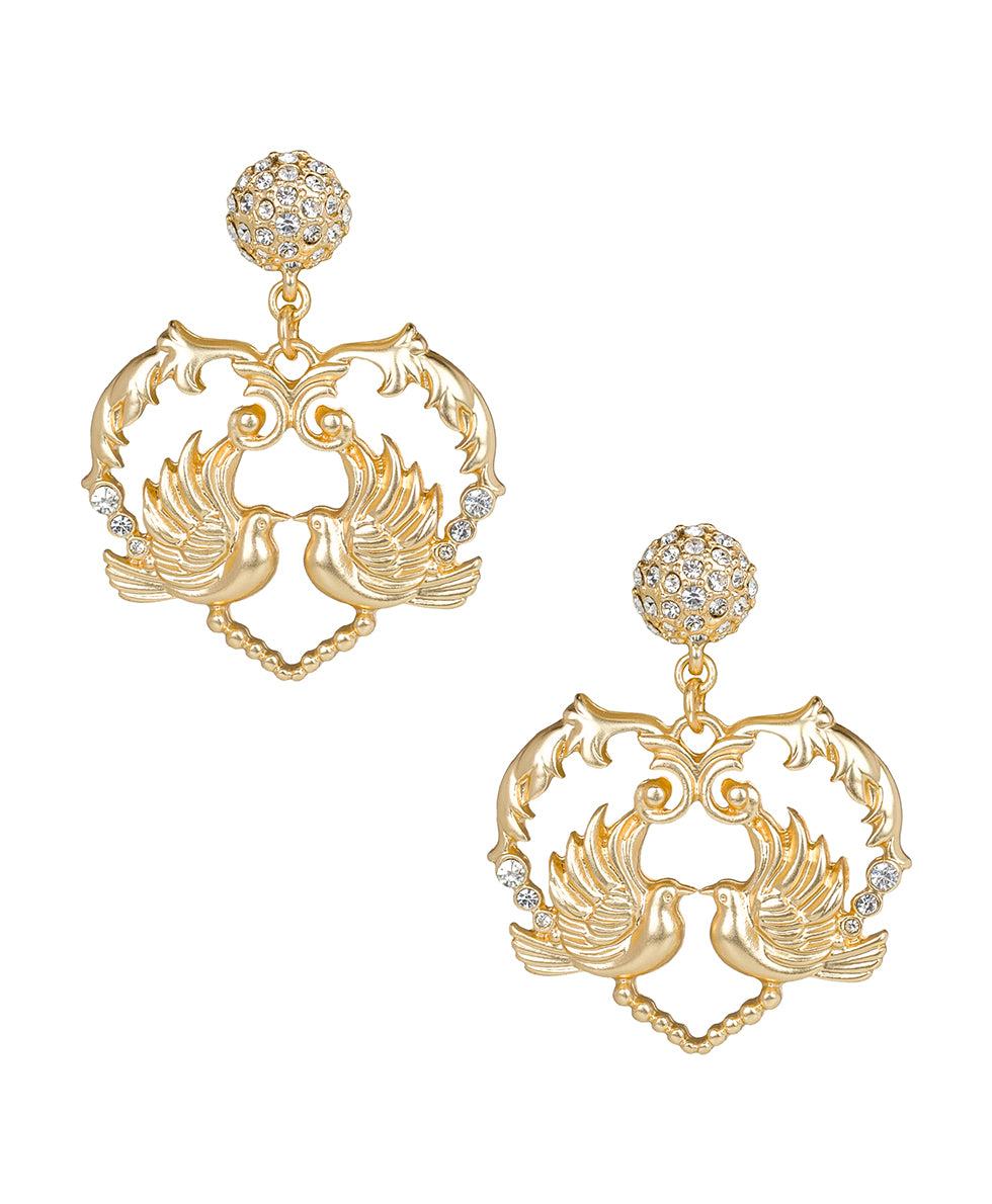 patricia nash Mini Love Bird Post Earrings Love Birds