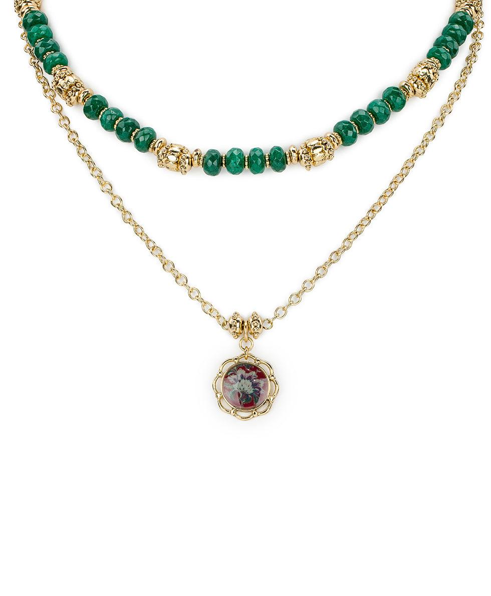 patricia nash Modular Necklace European Floral Tapestry