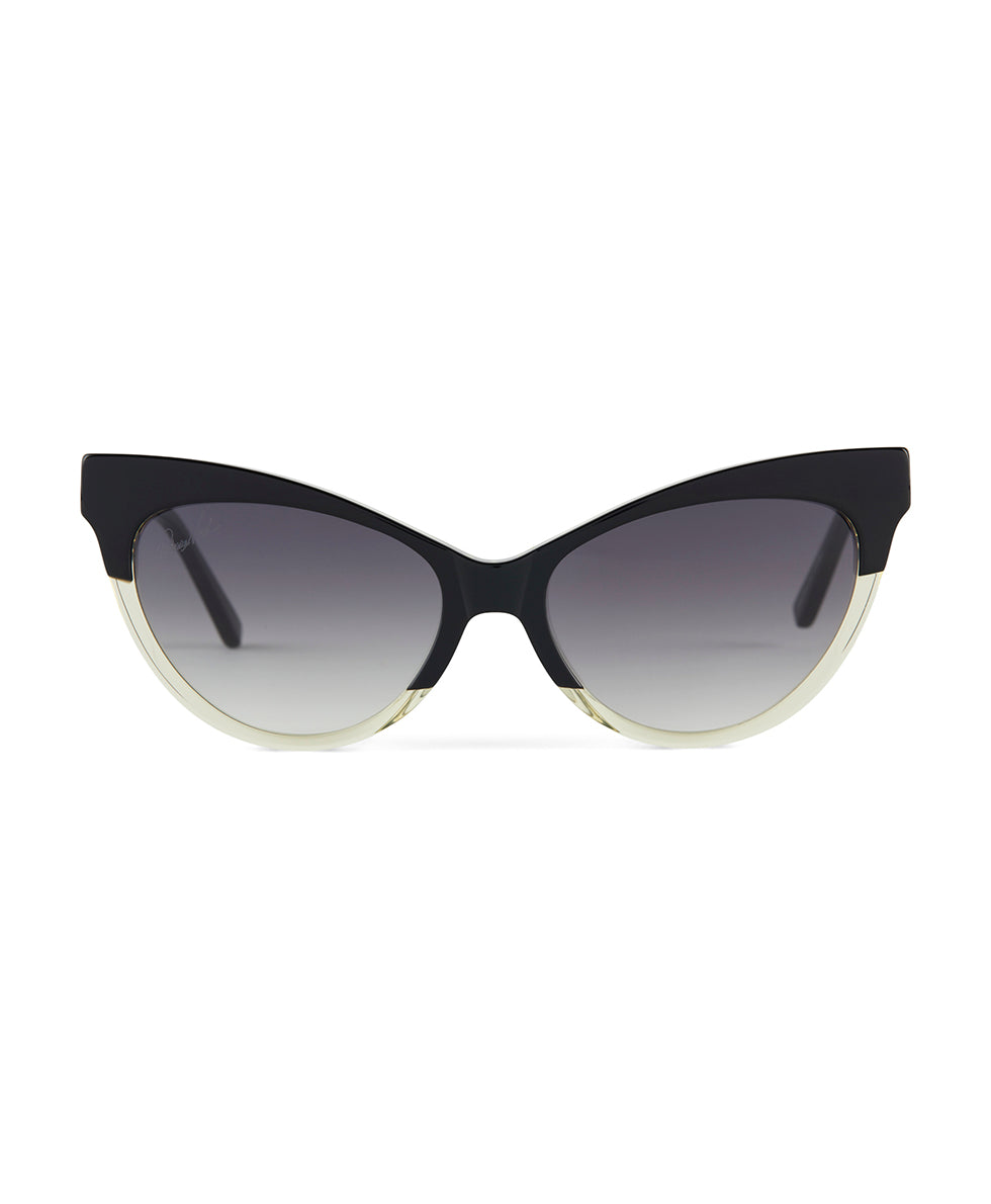 patricia nash Monroe Cateye Sunglasses Black/Champagne
