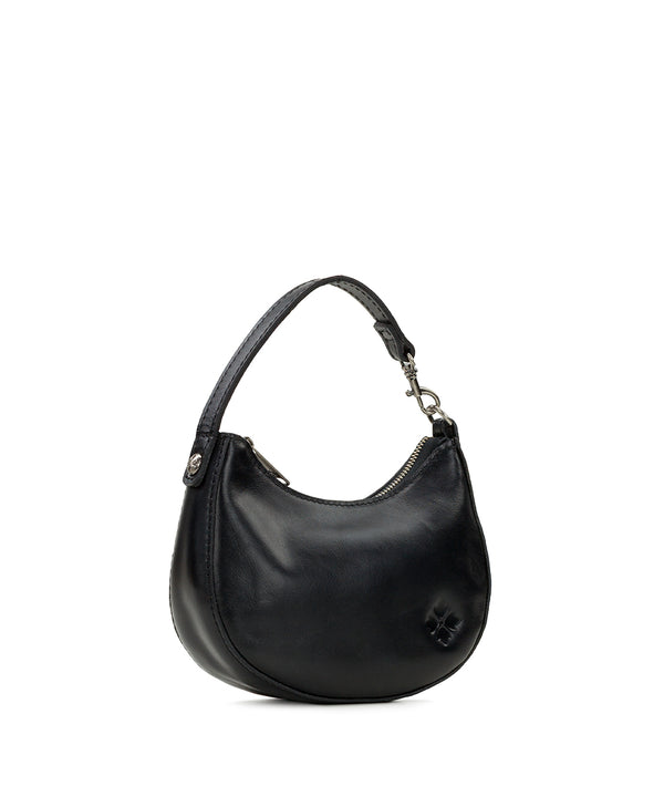 Patricia Nash Morgana Mini Crescent Vintage Distressed Leather