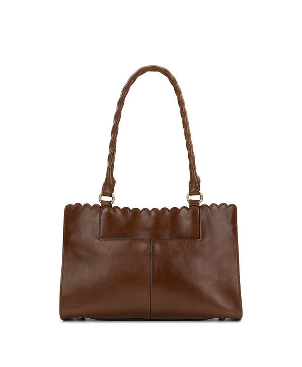 Patricia Nash Morra Satchel Vintage Distressed Leather