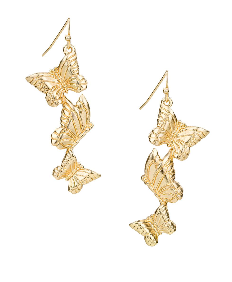 patricia nash Multi Butterfly Drop Earrings Butterfly Collection