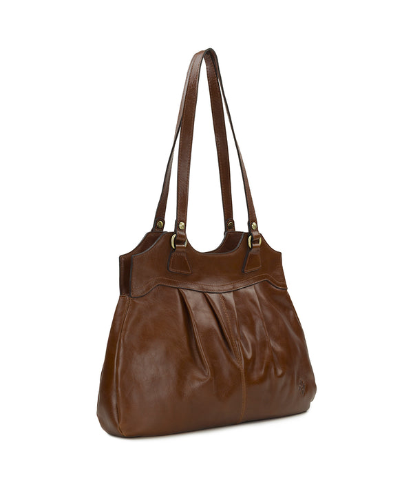 Patricia Nash Napoli Satchel Vintage Distressed Leather