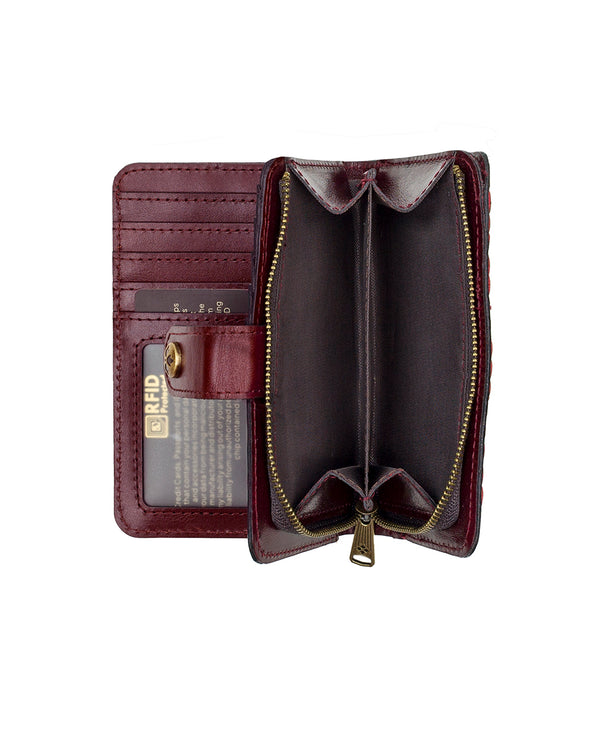 Patricia Nash Norma Wallet Vintage Distressed Leather