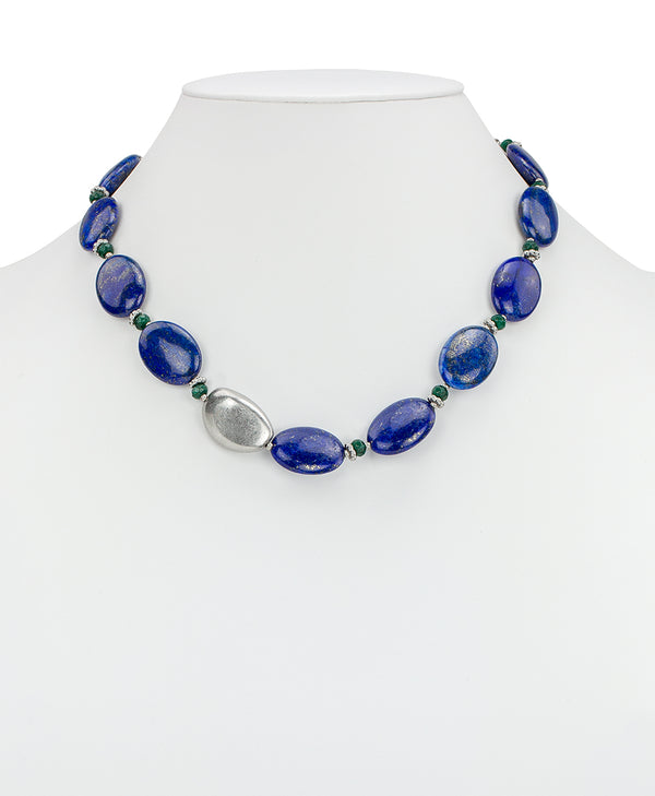 Patricia Nash Oval Bead Necklace Eclectic Bead Collection