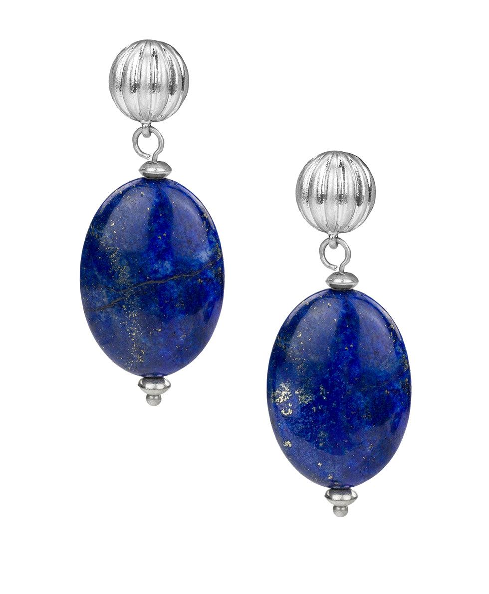 patricia nash Oval Drop Post Earrings Eclectic Bead Collection