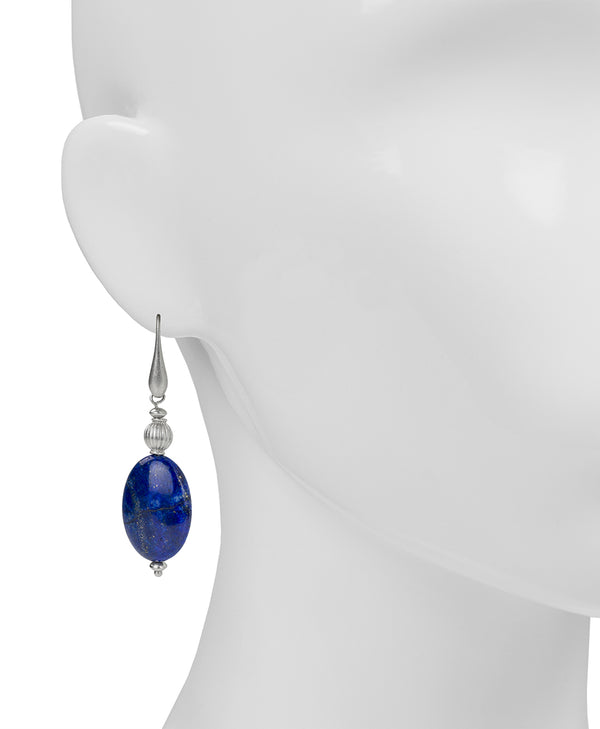 Patricia Nash Oval Drop Wire Earrings Eclectic Bead Collection