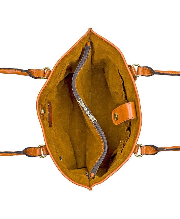 Patricia Nash Adeline Tote Burnished Cutout Tooled