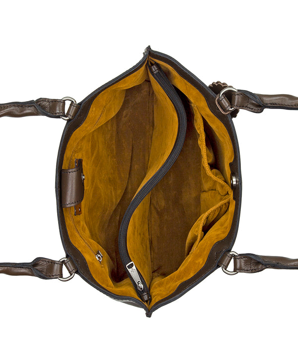 Patricia Nash Alexia Tote Cavo Border Tooled