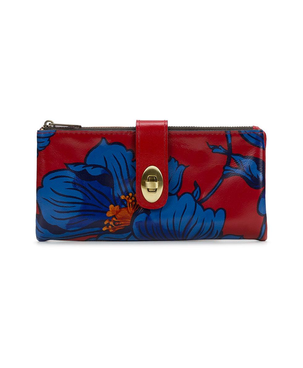 patricia nash Annesley Wristlet Grecian Rose Print