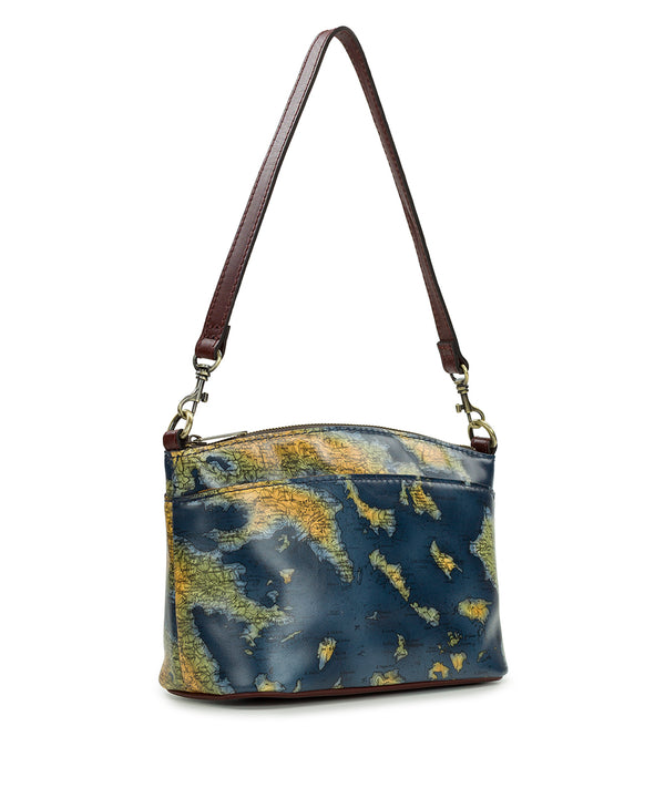 Patricia Nash Arlee Crossbody Greek Map