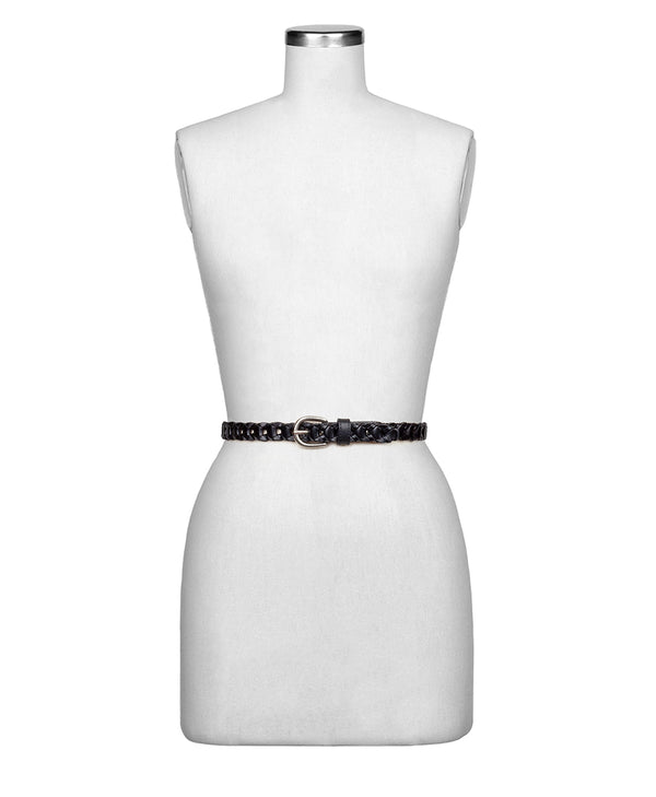 Patricia Nash Atina Belt Chainlink — Black