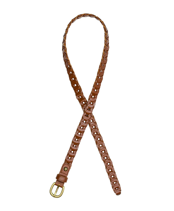 Patricia Nash Atina Belt Chainlink — Tan