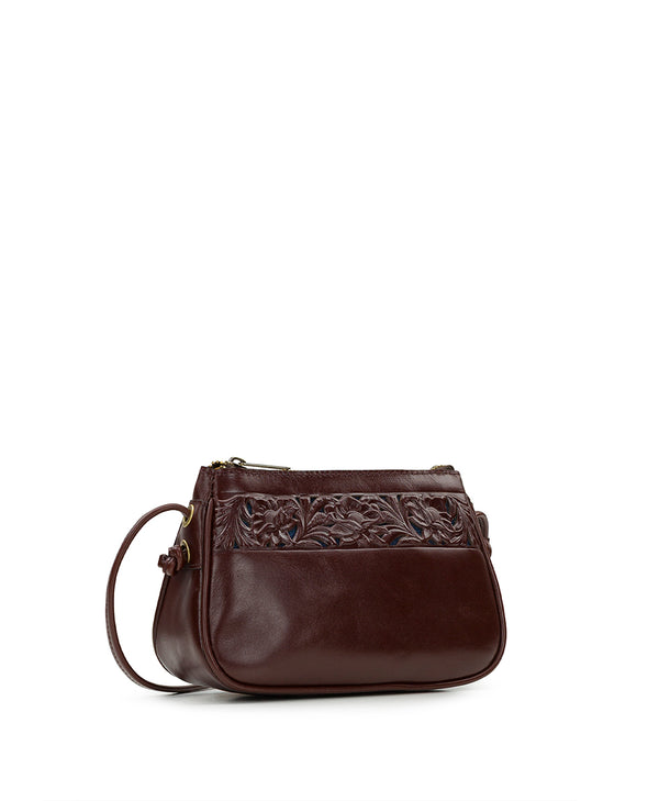 Patricia Nash Bacoli Crossbody Cavo Border Tooled