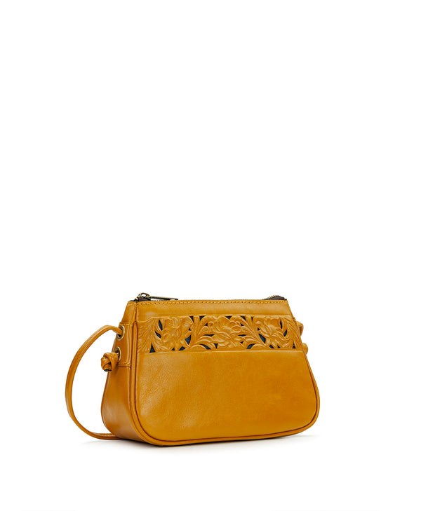 Patricia Nash Bacoli Crossbody Cavo Border Tooled
