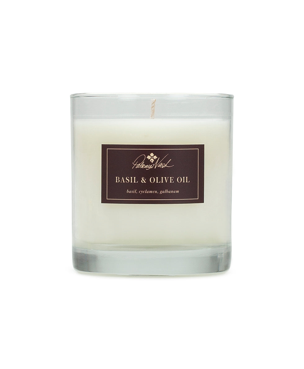 patricia nash Basil & Olive Oil Candle