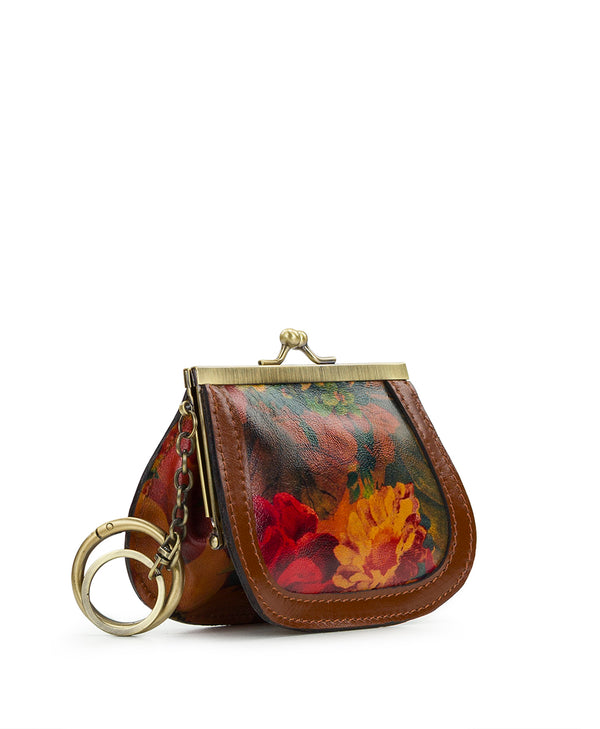 Patricia Nash Bella Coin Purse Multi Print Small