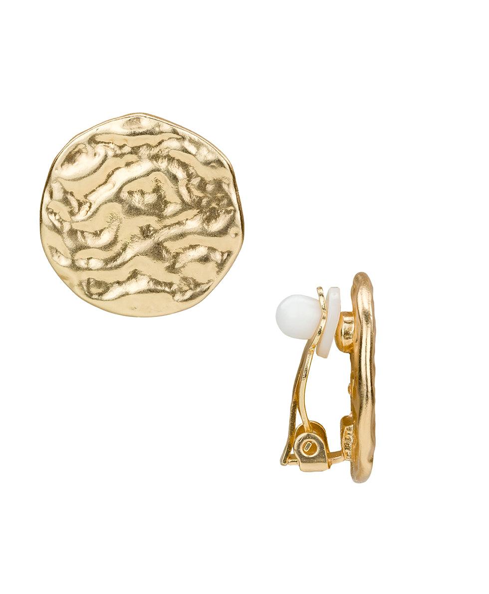 patricia nash Button Clip Hammered Link