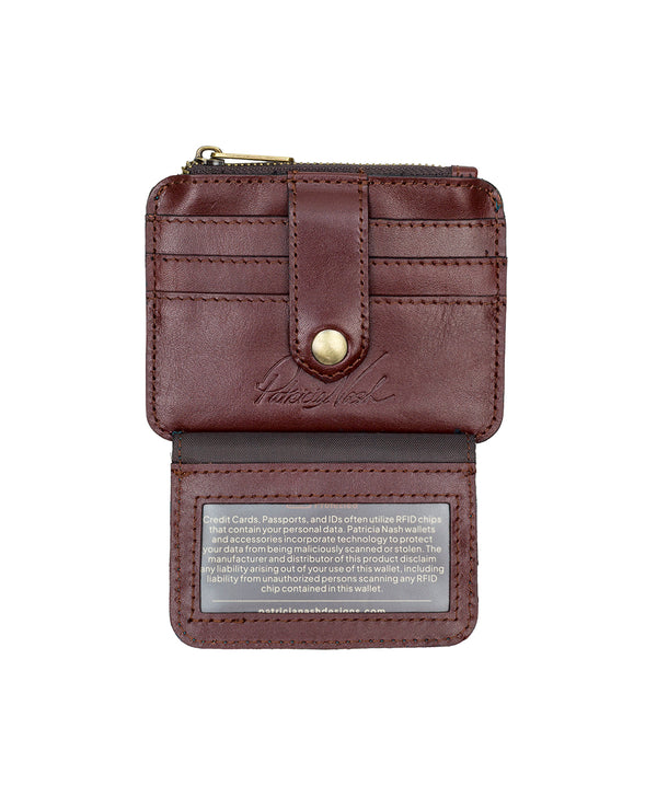 Patricia Nash Cassis ID Case Greek Map