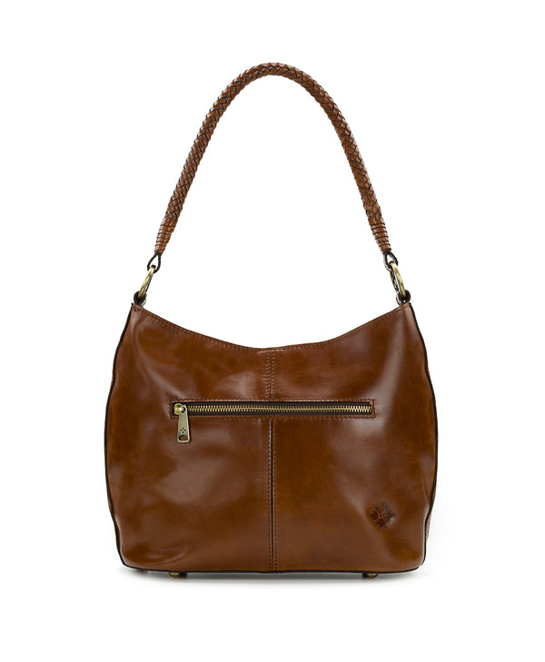Patricia Nash Castelli Hobo Suede Leather Weave