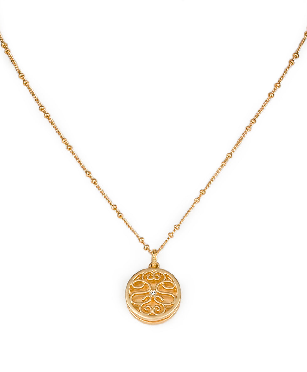 patricia nash Circle Locket Remember The Moments