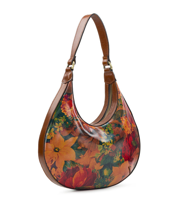 Patricia Nash Coco Crescent Hobo Multi Print Small