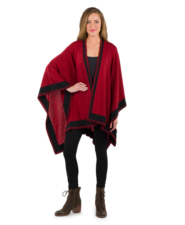 Patricia Nash Colorblock Short Shawl Classics