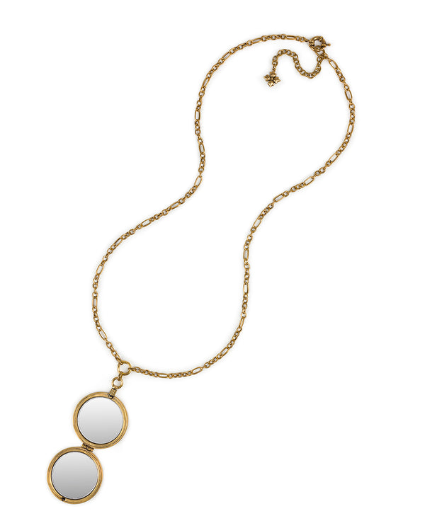 Patricia Nash Compass Necklace Compass Compact