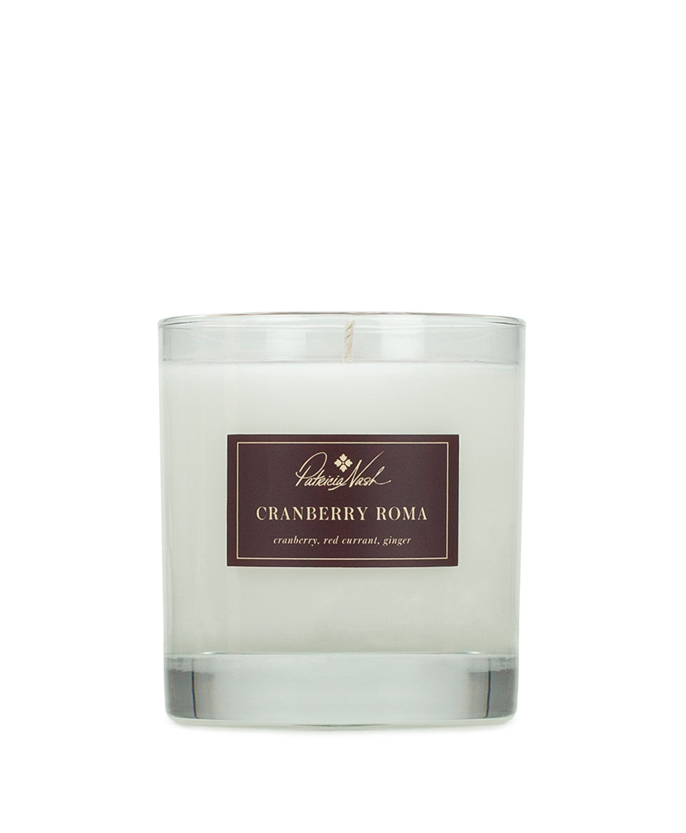 patricia nash Cranberry Roma Candle