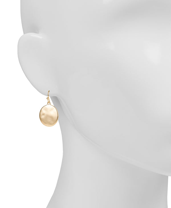 Patricia Nash Disc Drop Earrings Coin Bead