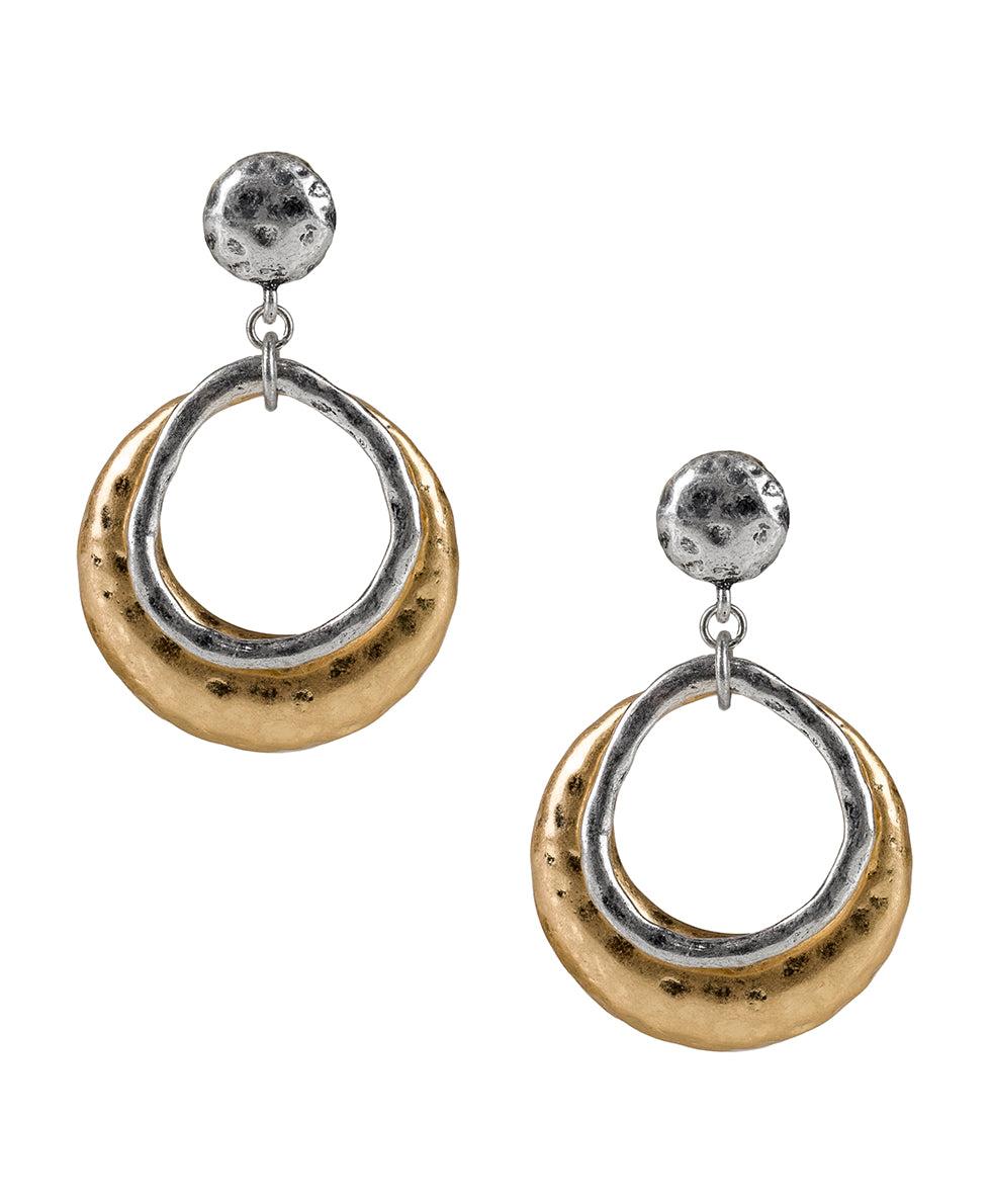 patricia nash Doorknocker Earrings Hammered