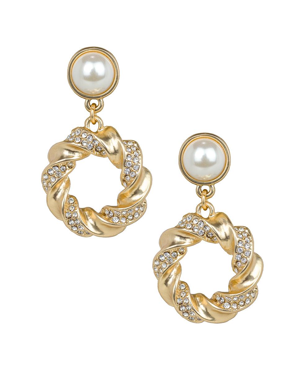 patricia nash Doorknocker Post Earrings Rope Ring