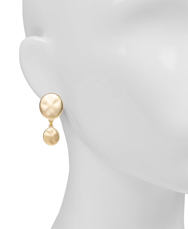 Patricia Nash Double Drop Earrings Coin Bead