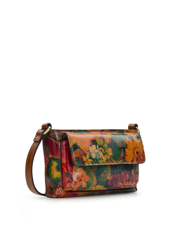 Patricia Nash Dovera Crossbody Multi Print Small