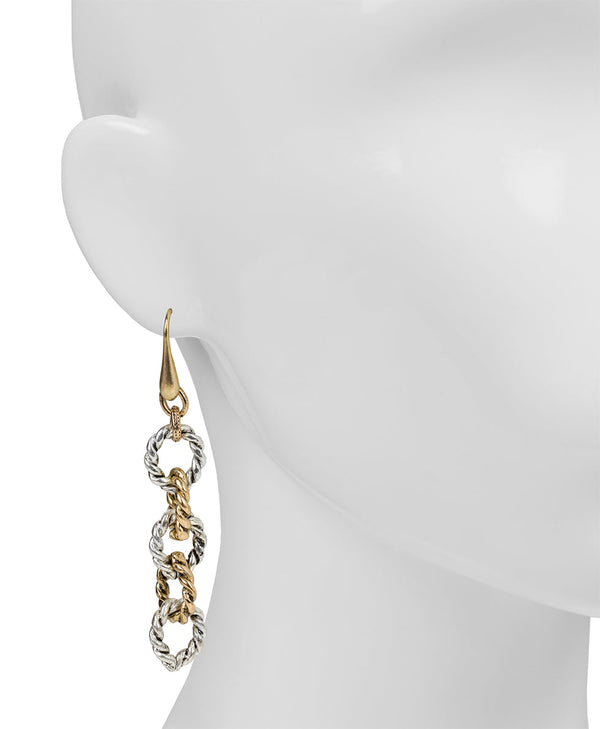 Patricia Nash Drop Earrings Rope Ring